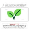 6 X 12 Full Size Aluminum License Plate for Cars and Trucks  Thumbnail