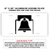 6 X 12 Full Size Aluminum License Plate for Cars and Trucks  Thumbnail