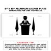 6 X 12 Full Size Aluminum License Plate for Cars and Trucks  Thumbnail