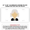 6 X 12 Full Size Aluminum License Plate for Cars and Trucks  Thumbnail