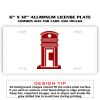 6 X 12 Full Size Aluminum License Plate for Cars and Trucks  Thumbnail