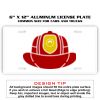 6 X 12 Full Size Aluminum License Plate for Cars and Trucks  Thumbnail