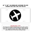 6 X 12 Full Size Aluminum License Plate for Cars and Trucks  Thumbnail