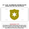 6 X 12 Full Size Aluminum License Plate for Cars and Trucks  Thumbnail