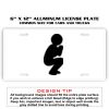 6 X 12 Full Size Aluminum License Plate for Cars and Trucks  Thumbnail